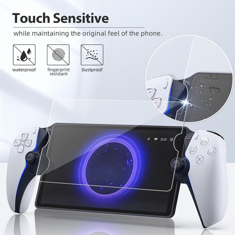 BRHE Carrying Case for Playstation Portal Case with PS Portal Silicone Soft Cover Case Playstation Portal Screen Protector Thumb Grip Caps