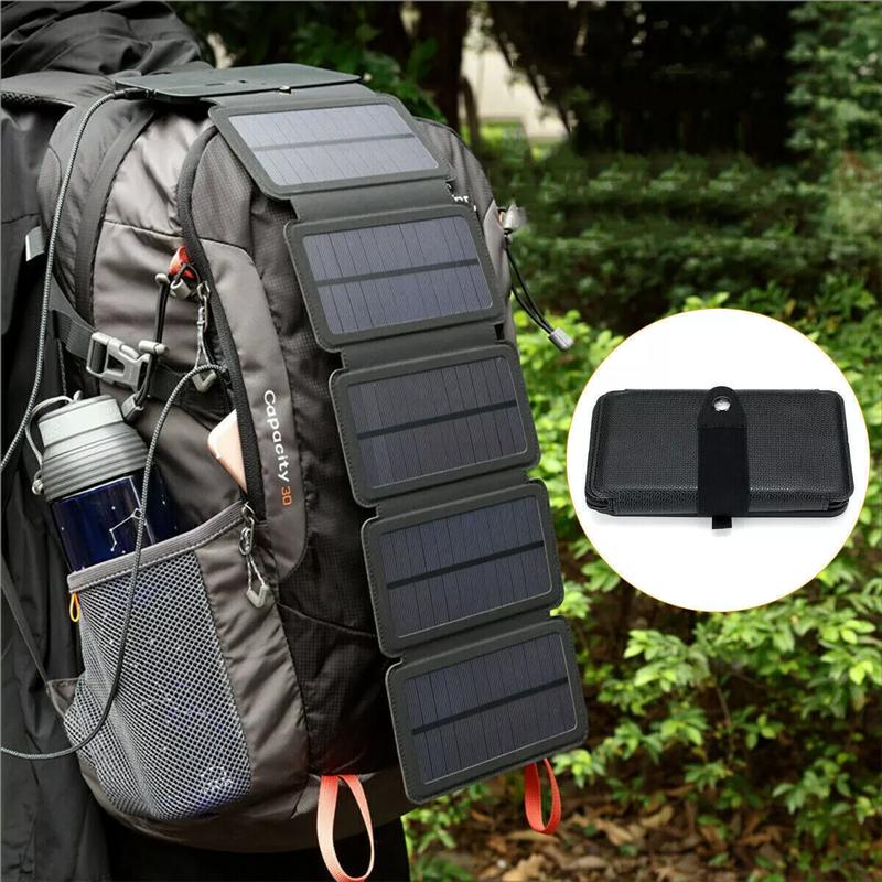 100Watt Solar Panel Folding PV Power Bank Outdoor Camp Hiking USB Phone Charger Accessories Waterproof