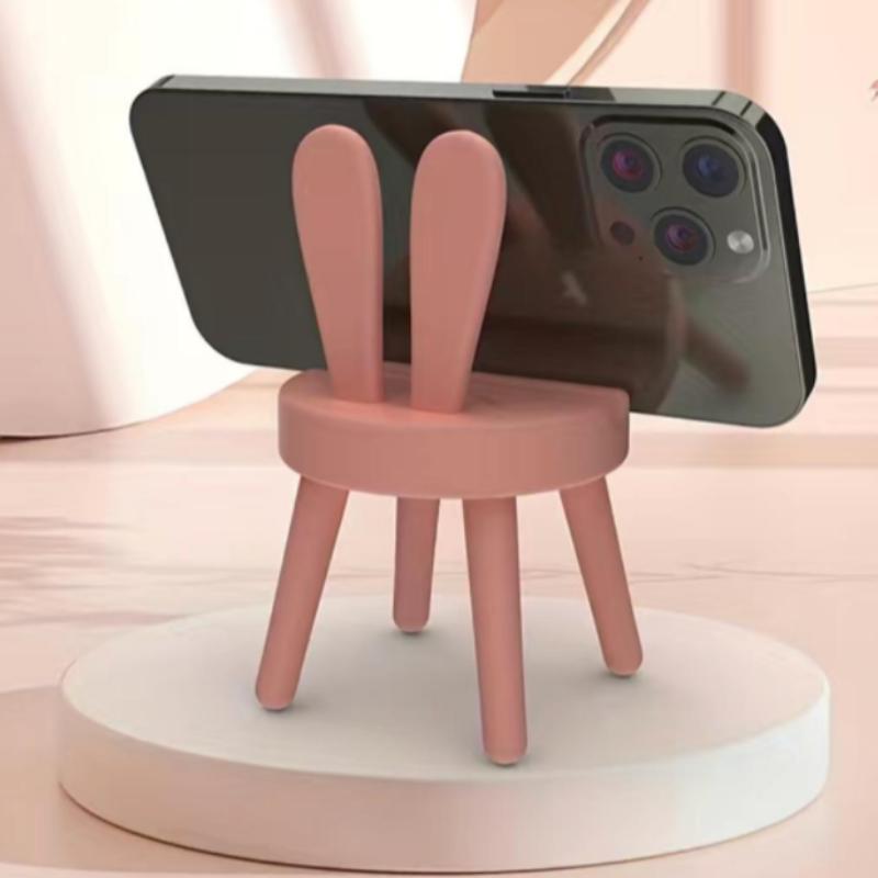 Creative Chair Design Phone Holder, 1 Count Foldable Phone Stand, Portable Phone Holder for Home Office, Phone Accessories for Women & Girls