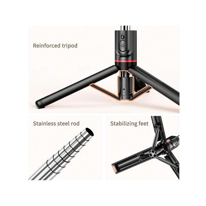 Stable Selfie Stick Tripod With Fill Light, 44 Inch Extendable Selfie Stick With Wireless Remote And Tripod Stand 360 Rotation For IPhone 15 14 13 12 11 Pro XS Max XS XR X 8 7, Samsung And Smartphone