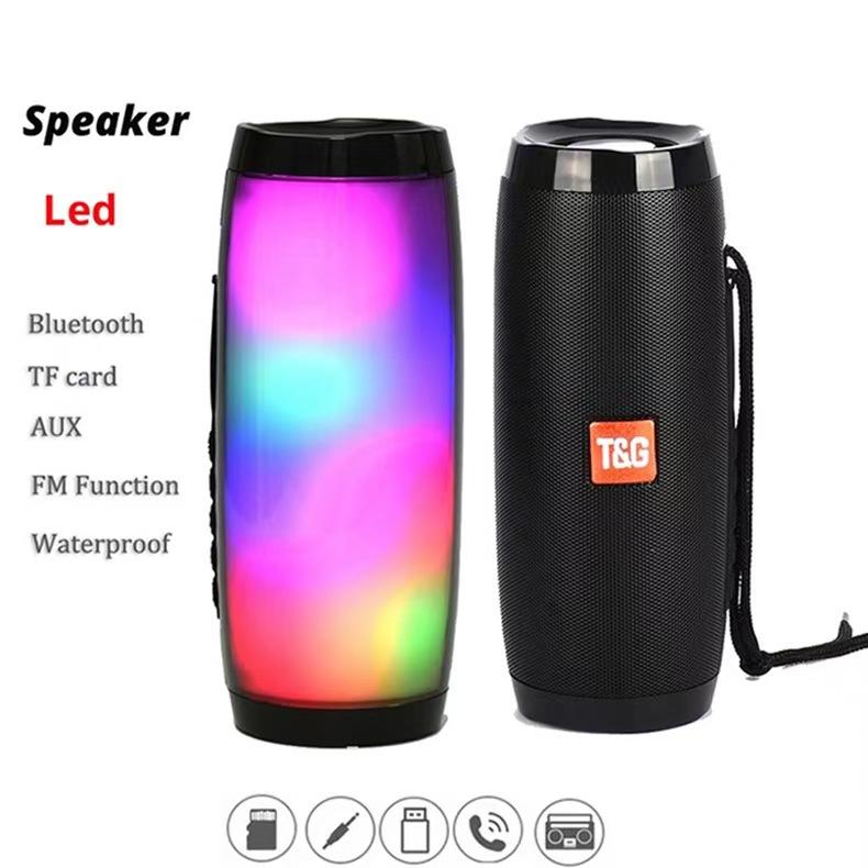 TG157 wireless speaker, portable for outdoor use, with LED light,1200mAh,waterproof,multifunctional,button operation.Smartphone AudioBluetooth speakerThanksgiving gift, Christmas and New Year gift. Christmas gift set. Halloween gift. Christmas gift.