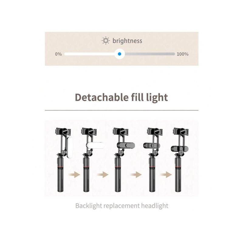 Stable Selfie Stick Tripod With Fill Light, 44 Inch Extendable Selfie Stick With Wireless Remote And Tripod Stand 360 Rotation For IPhone 15 14 13 12 11 Pro XS Max XS XR X 8 7, Samsung And Smartphone