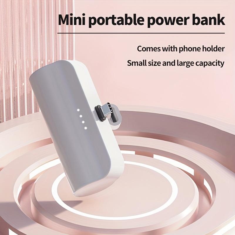 5000mAh Portable Power Bank, Ultra-Small Battery Pack Ultra-Light Ultra-Portable, Suitable For IPhone Android Mobile Digital Electronic Devices, Outdoor Emergency Power Backup Mobile Phone Battery Pack, Essential For Travelling, Electronic Gift.