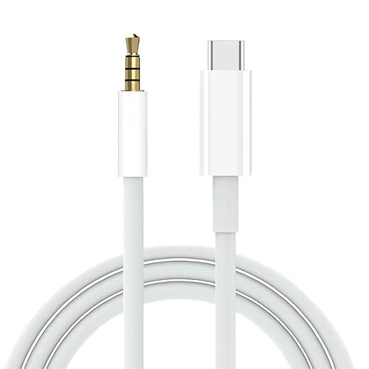 USB C to 3.5mm Audio Aux Jack Cable, Aux Cord for iPhone 15, Type C to 3.5mm Headphone Car Stereo Cord Compatible with iPhone 15 Plus  15 Pro Max, Samsung Galaxy S23 S22 Note 20, Pixel 5 XL