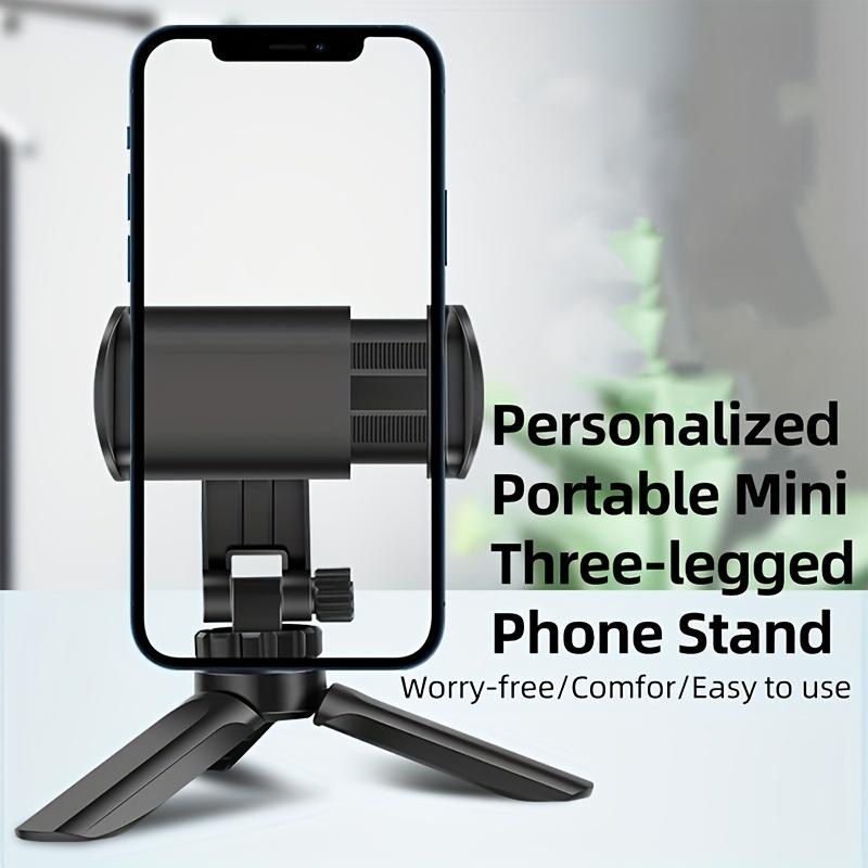 Grab-and-Go Compact Mini Tripod: Universal, Stable & Adjustable for Enhanced Mobile Videography and Live Streams