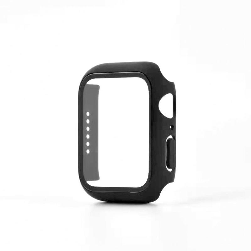 Full Coverage Watch Screen Protector, Smart Watch Screen Protective Case Compatible With Apple Watch 38mm 40mm 41mm 42mm 44mm 45mm