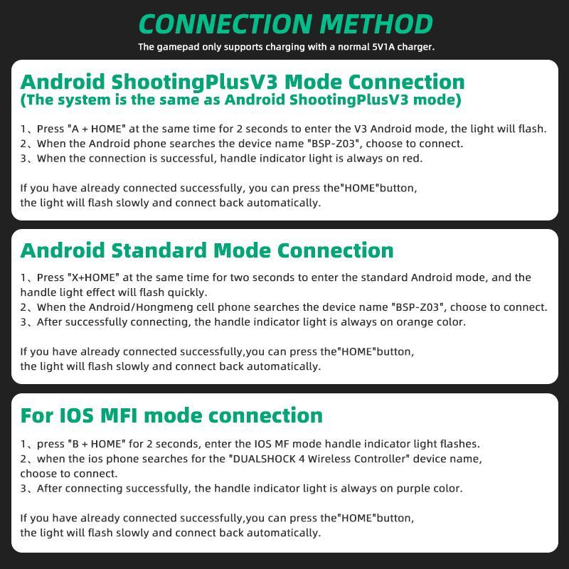 Wireless Gamepad, 800Hz Return Rate 3-Mode Gaming Controller for Android  iOS  Switch with Hall Trigger Joystick, Gaming Accessories