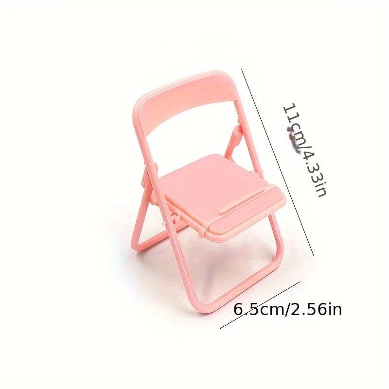 Chair Shaped Phone Holder, 4pcs set Mini Chair Phone Stand, Desktop Decorative Phone Holder Rack, Home Organizer for Home Office