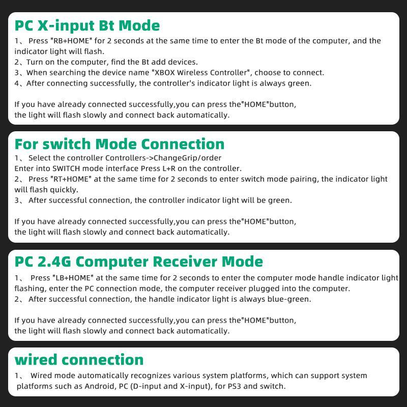 Wireless Gamepad, 800Hz Return Rate 3-Mode Gaming Controller for Android  iOS  Switch with Hall Trigger Joystick, Gaming Accessories