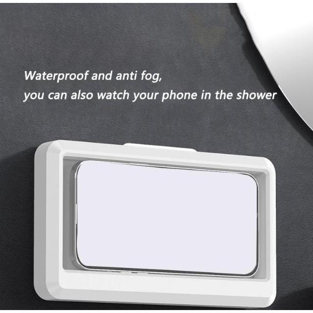 Optimal price Waterproof Shower Phone Holder,  360 Rotation Touch Screen Phone Holder Mount, Punch Free Wall Mount Phone Holder for Bathroom Wall Mirror Bathtub Kitchen