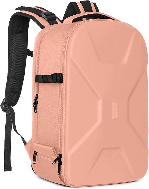 Artistic Geometric Hardshell Camera Backpack with Tripod Holder and Laptop Compartment for Canon Sony Nikon