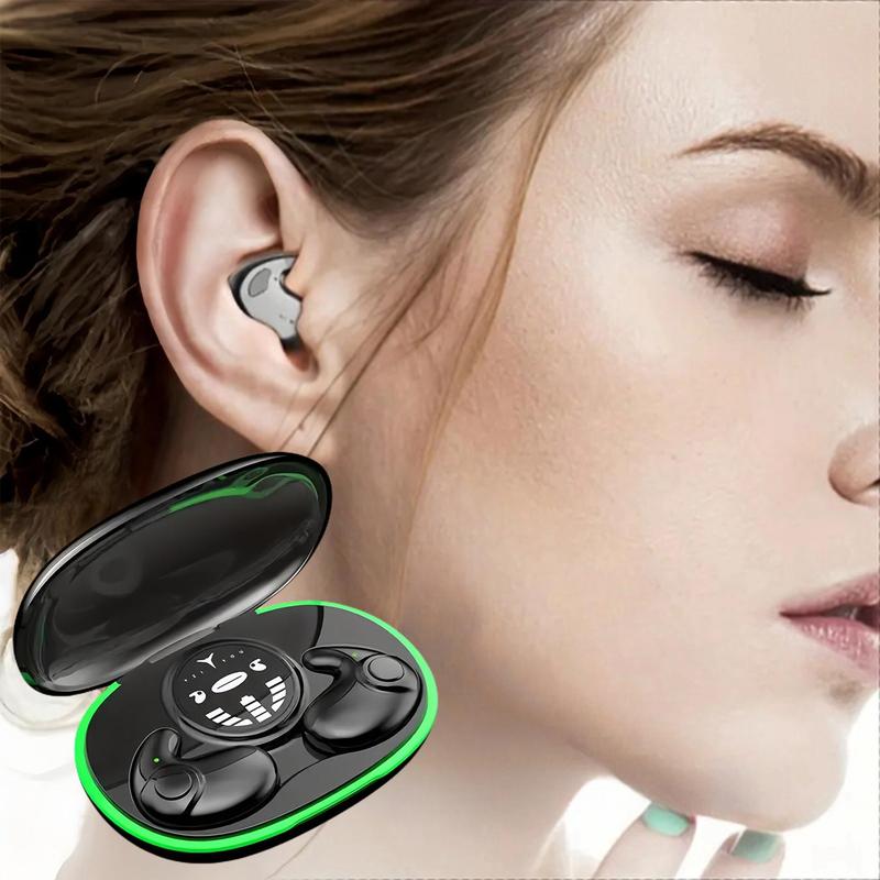 Wireless Sleeping Earbuds, Noise Cancelling Headphone, Bluetooth-compatible Earphones for Running, Exercising, Gaming Sports