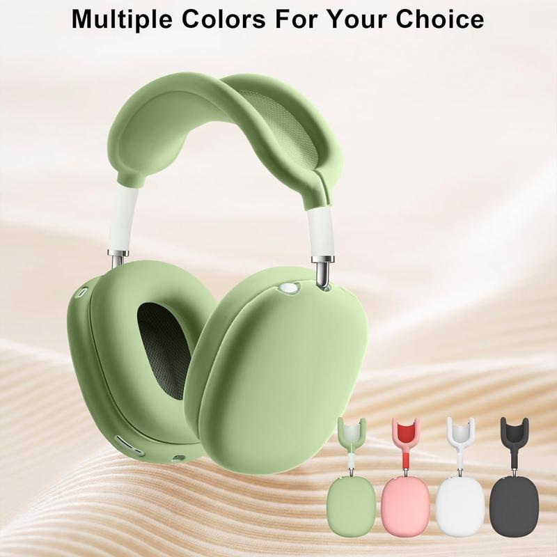 Case Cover for AirPods Max, Ear Pad Case Cover Ear Cups Cover, Headband Cover for AirPods Max Headphones, Anti-Scratch Accessories Soft  Protector for  AirPods Max-Green