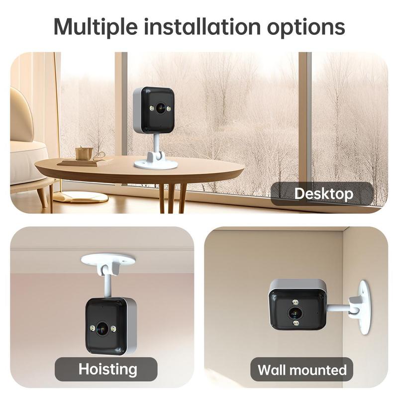  Waterproof Security Surveillance, 1 Year Warranty, Can Still Monitor Without Network, doorbell Audio Cable Phone Remote Sd