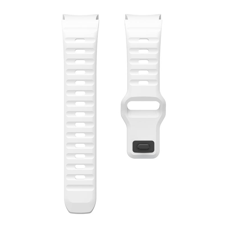 Silicone Watch Band, Wave Shaped Silicone Snap Watch Band, Universal Watch Band for Samsung Galaxy Watch 4 4 Classic 5 5 Pro 6 6 Classic