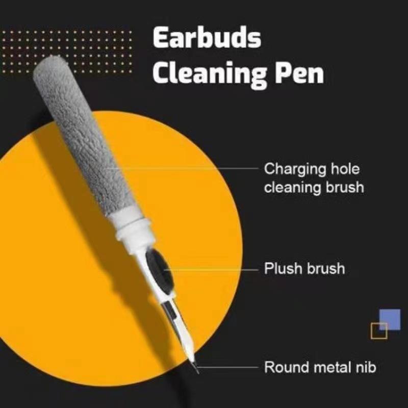 3in1 Multi-function Earphone Cleaner Pen for Bluetooth Charging Bin Dust Removal and Accessories Headphones