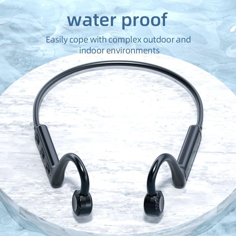 Wireless Waterproof Earbuds with Hands-free Call & Music Control, Noise Cancelling Headphones For Sports Running Jogging