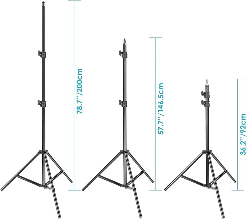 Aluminum Tripod Stand,Photography Light Stand Tripod for Camera,Webcam Stand,Projector Tripod,36in - 78in.