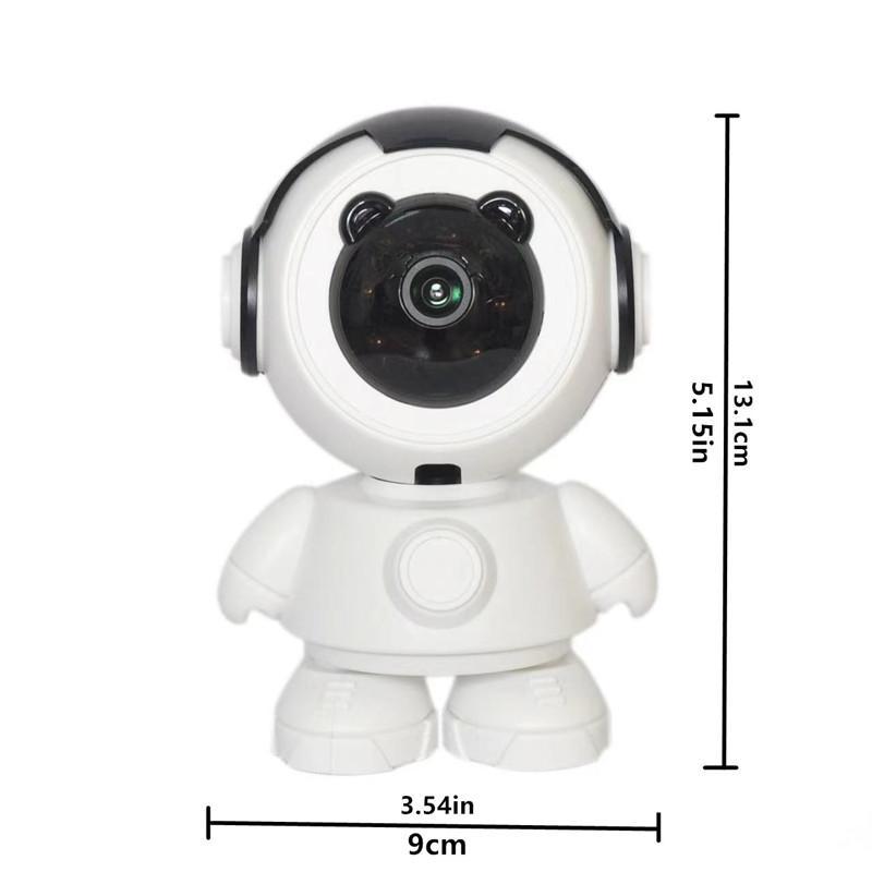 Wireless WIFI Security Camera, Smart Indoor & Outdoor Home Night-vision Wireless Home Monitoring Camera, Mobile Remote Rotation Monitoring Device for Home