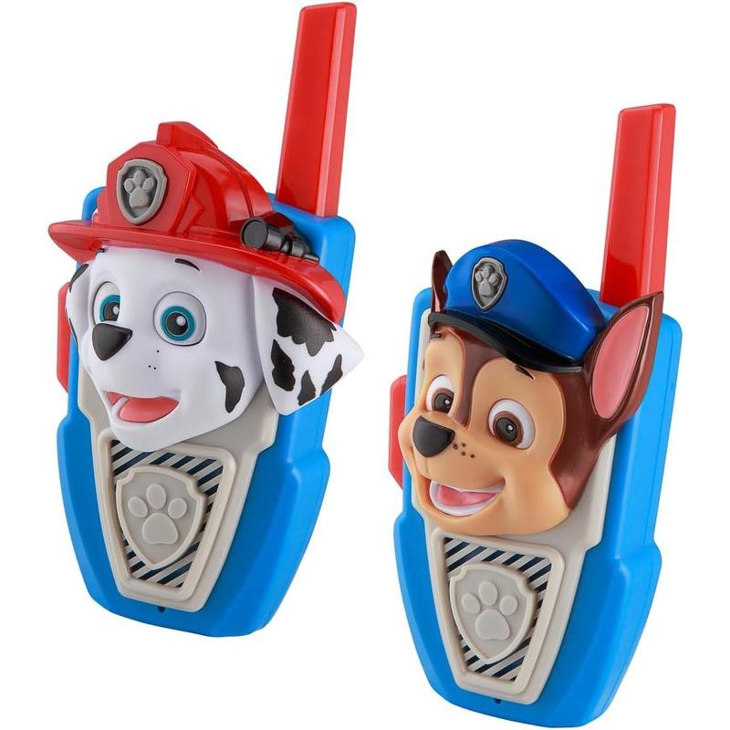 PAW Patrol Walkie Talkies - Set of 2 Kids Walkie Talkies Chase and Marshall – Excellent Walkie Talkies for Toddlers