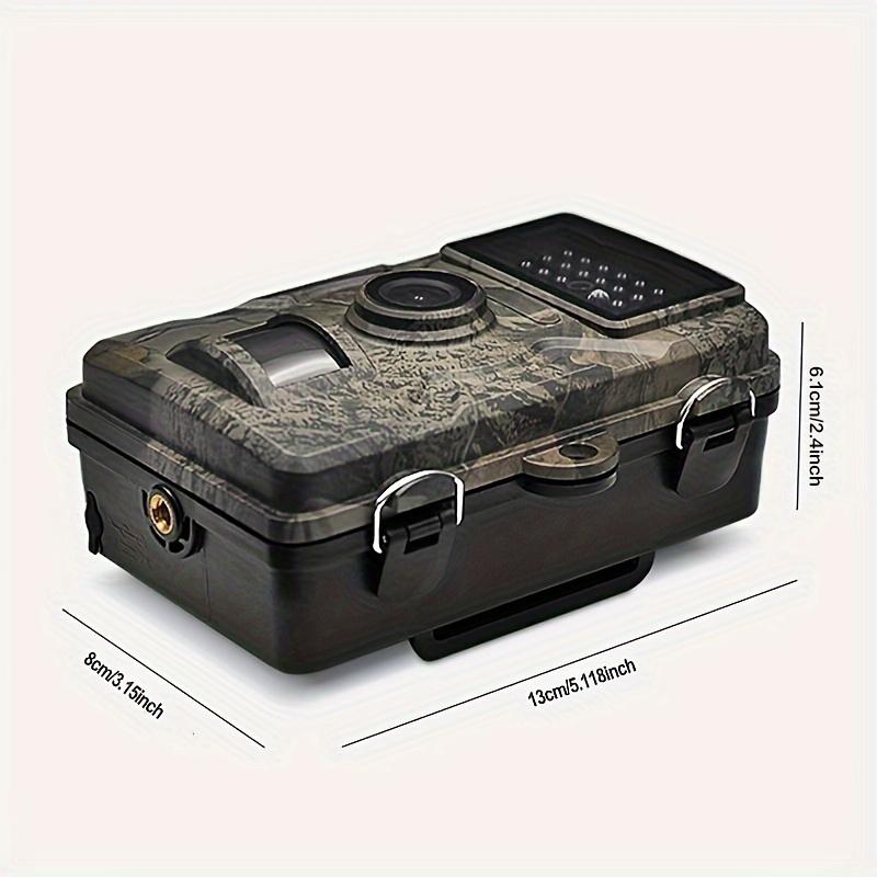 Upgraded Hunting Camera With 2 Inch Screen, HD Wildlife Trailing Camera, Night Vision PIR 393.7 Inch, 0.8 Second Trigger Motion Activation, Suitable For Outdoor Wildlife Surveillance Camouflage