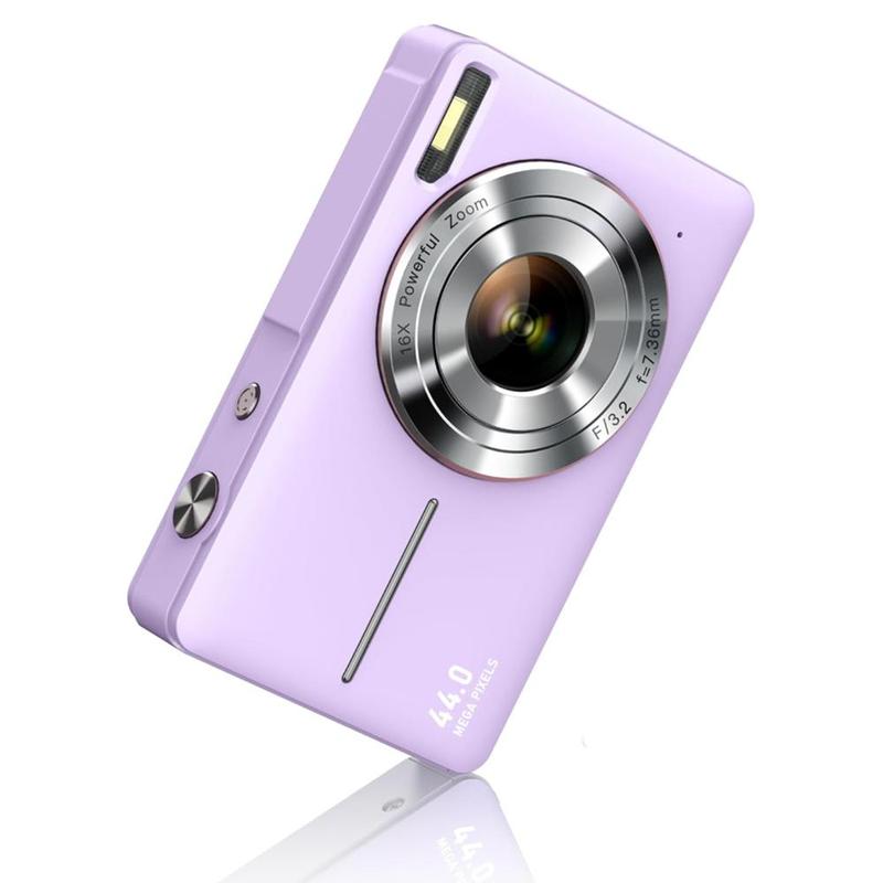 Digital Camera, FHD 1080P Camera, Digital Point and Shoot Camera with 16X Zoom, Anti Shake Compact Small Camera for Boys Girls