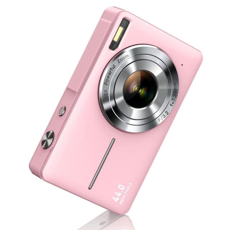 Digital Camera, FHD 1080P Camera, Digital Point and Shoot Camera with 16X Zoom, Anti Shake Compact Small Camera for Boys Girls