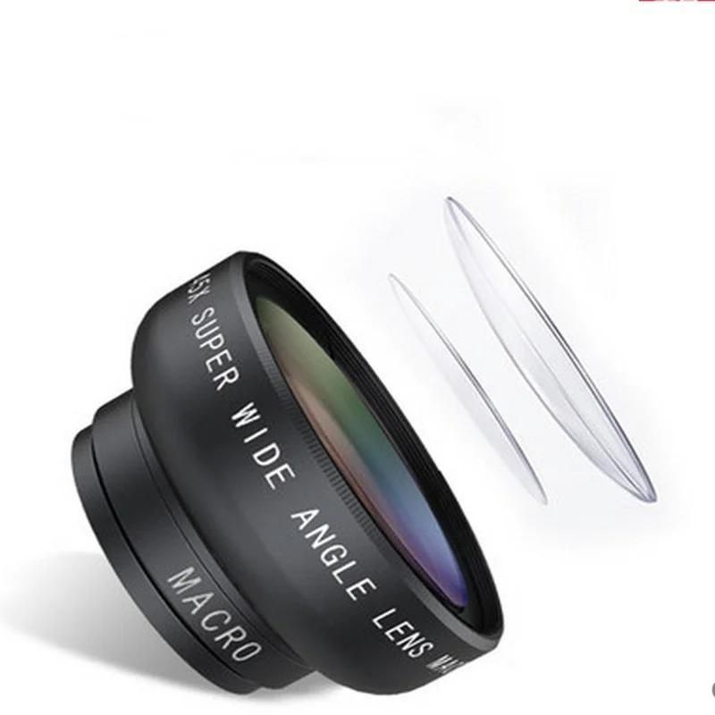 0.45x Ultra Wide Angle Macro Lens for Mobile Phone DSLR External Camera Special Effects for Mobile Phone Lens